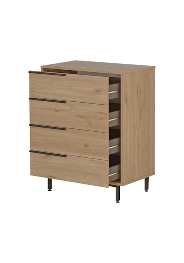 Robin Home Lidya Genç Odası Takımı 6'lı Set Sepet Kahverengi