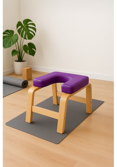 Hepitop Ahşap Yoga Ters Duruş Bench Inversiyon Baş Standı Sandaly