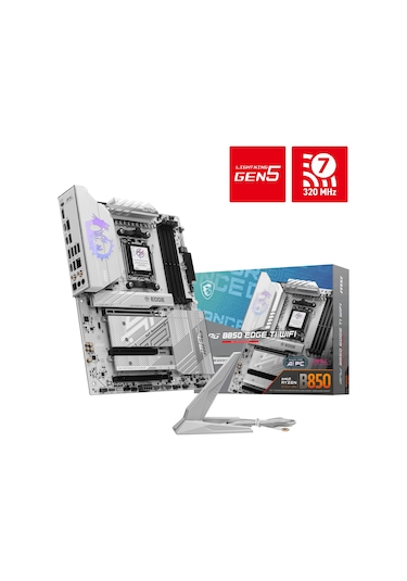 Msı Mpg B850 Edge Tı Wıfı Am5 Ddr5 8400mhz Oc Atx Gaming Aaaa11msı0021