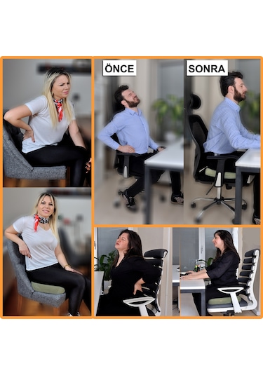 Beddo Bambu Serisi Ortopedik Minder Oturma Minderi