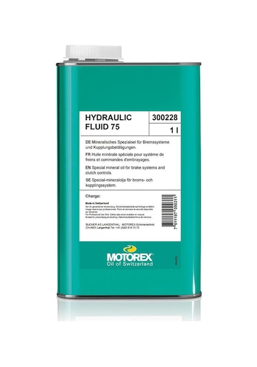 Motorex 75 Hidrolik Fren Yağı Mineral 1000 Ml Siyah