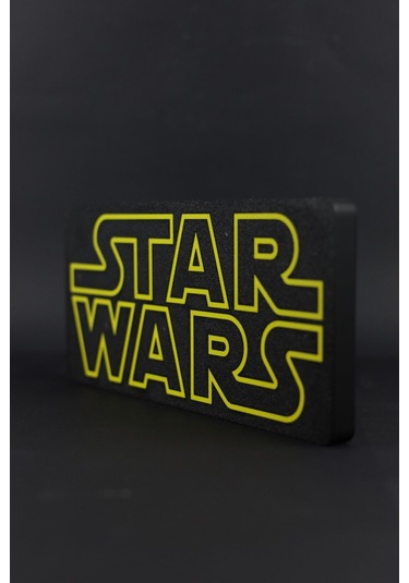 Star Wars - 3 Boyutlu Tabela - 25cm X 12cm X 1.5cm