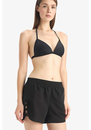 DeFacto Regular Fit Deniz Şortu-Fall in Love B7210AX25SMBK27 Siyah