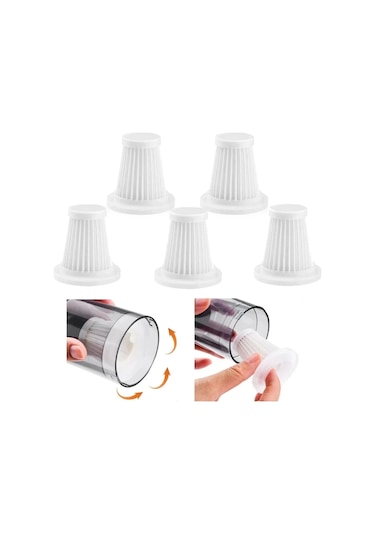 Blackbird Araç İçi Süpürge Hepa Filtresi 5 Adet