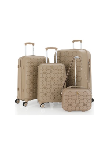 Mçs Polipropilen 4lü Valiz Seti V376 S23sy1000054-set 00026 Şampanya