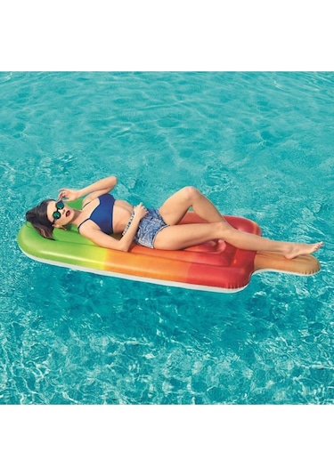 Bestway 43161 Dondurma Deniz Yatağı Büyük Boy 180cm Çok Renkli