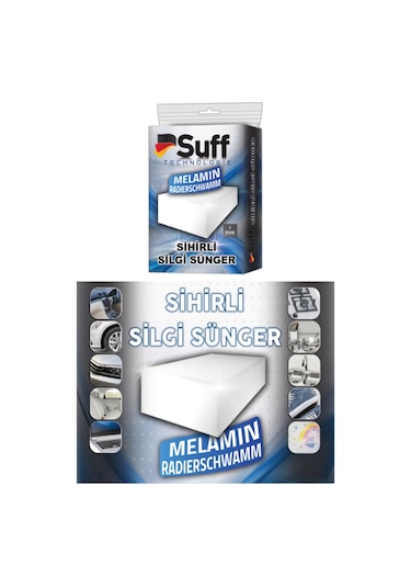 Suffy Suff Orijinal Sihirli Silgi Sünger Beyaz 2 Adet