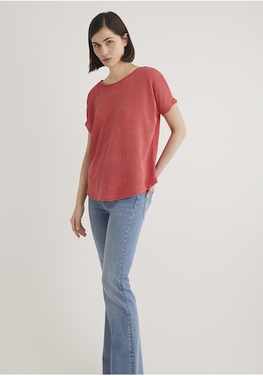 Mavi - Sırt Detaylı Pembe Tişört 167311-71102 Pembe