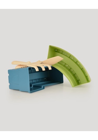 Yeşil Turkuaz Kale Ve Kürek Seti