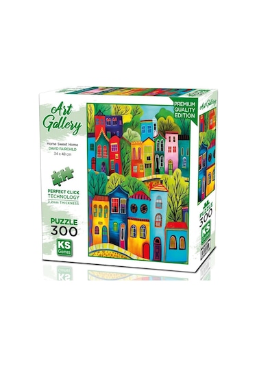 Ks Games 300 Parçalık Evim, Güzel Evim Puzzle - David Fairchild - 19261