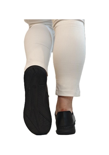 Voyager 9523 Siyah Hakiki Deri Bayan Ayakkabı Siyah