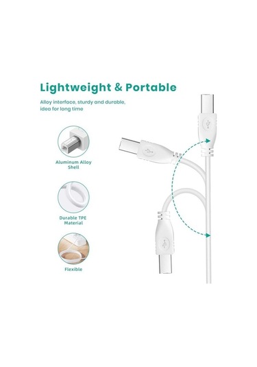 Wondernest Usb-c Mıdı Kablosu, C Tipi Arayüz 2.0 - Meloaudio Lichen Uyumlu