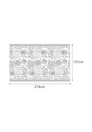 Suntek Paskalya Doodle Masa Örtüsü Malzemeleri Oyun Etkinliği