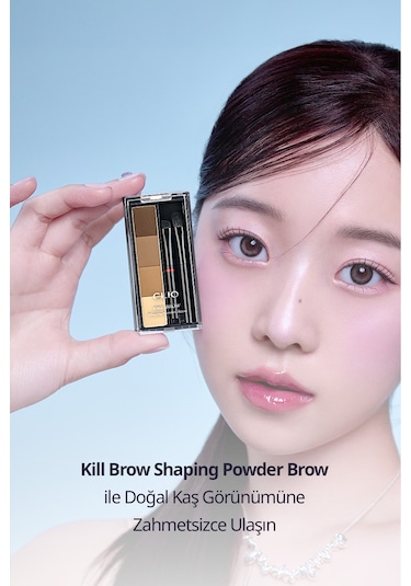 Clio Kill Brow Shaping Powder Brow 01 Natural Warm Brown