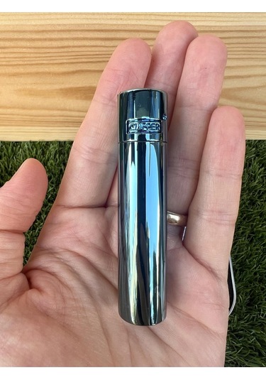 Parlak Deep Blue Taşlı Çakmak