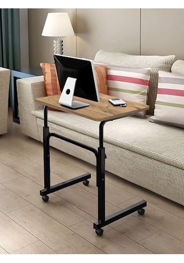 Yükseklik Ayarlı Laptop Sehpası Ve Çalışma Masası - Çam A2 Çam
