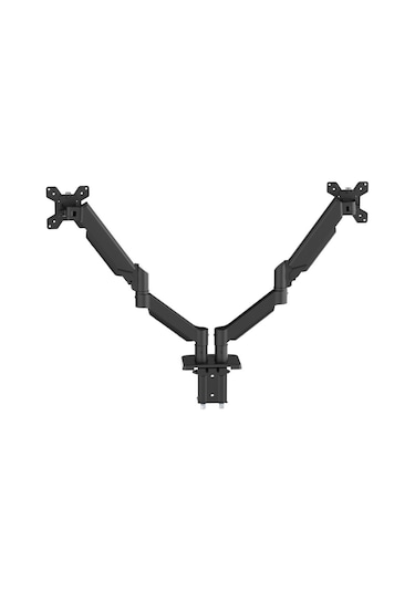 Sline M252d Amortisörlü 13-32'' Çift Kollu Masa Üstü Monitör Standı