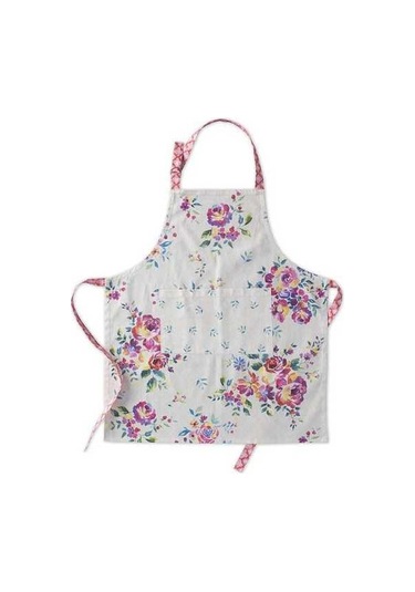 Fastbuy Uzun Bağlı, Ayarlanabilir Boyunlu Pamuklu Mutfak Önlüğü - 16 - Gül Bahçesi Renkli Kadınlar İçin Diğer