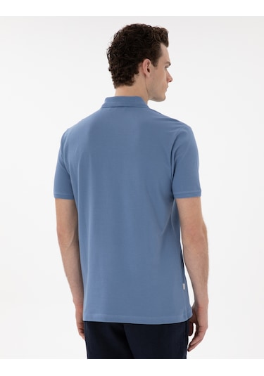Pierre Cardin Erkek Mavi Tişört Basic 50302538-vr036 Mavi