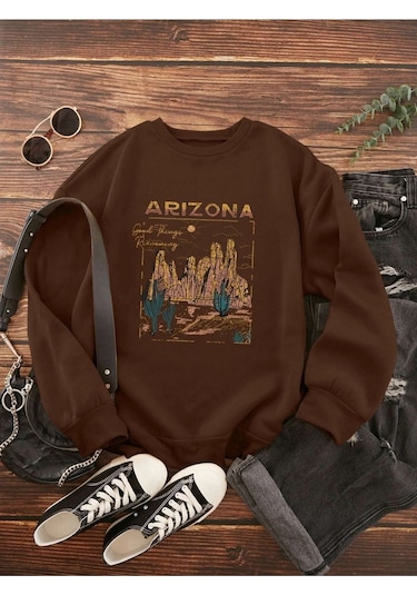 Altamira Unisex Arizona Bisiklet Yaka Sweatshirt 001