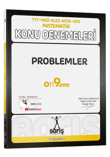 Barış Yayınları Tyt Msü Ales Kpss Dgs Matematik Problemler Konu Denemeleri