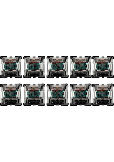 Sones 10 Adet Gateron G Şaft Siyah Alt Şeffaf Şaft Kapağı Eksen Anahtarı, Stil: G3 Ayak Çay Şaftı