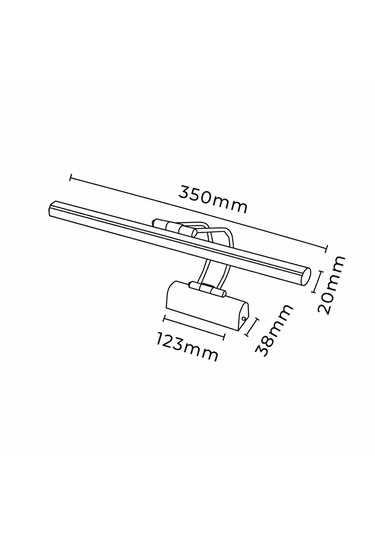 35cm Dekoratif Duvar Apliği 220v Led Uyumlu Modern Aydınlatma Beyaz