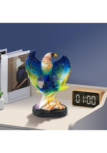 Lijinxu Reçine Heykeli Ev Dekoru Için Hediye Koridor Mavi