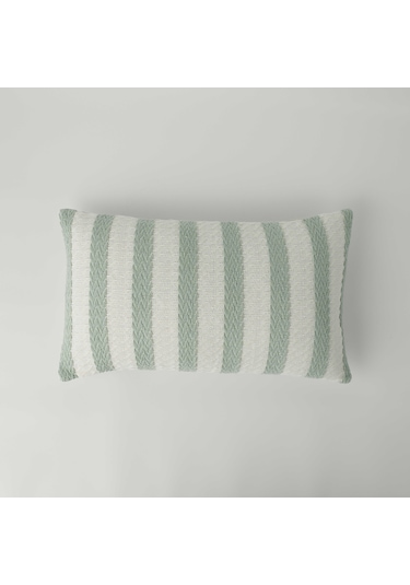 Linens Shakil 30x50 Cm Kırlent Kılıfı Yeşil Yeşil