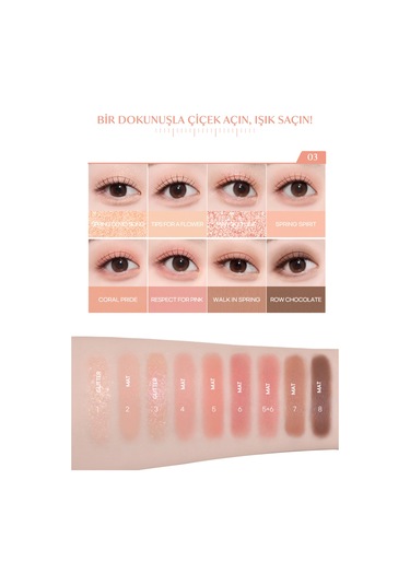 Peripera All Take Mood Palette 003 Canicall You A Flower