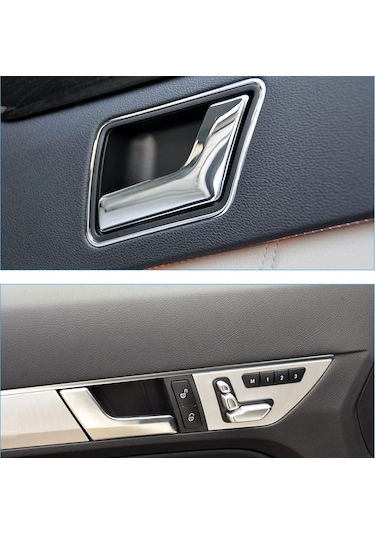 Chromeplate Sağ-mercedes Benz W204 C-class Glk İçin Yükseltilmiş İç Krom Açma Kapı Kolu