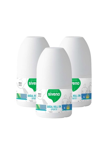 Siveno Doğal Roll-On Sportive 3 x 50 ML
