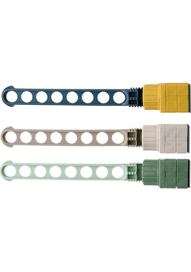 Ganzhoushop 3 Adet Pencere Çerçevesi Giysi Askısı Taşınabilir İç Mekan Pencere 8 Delikli Kurutma Rafı Ayarlanabilir Ev F Çok Renkli