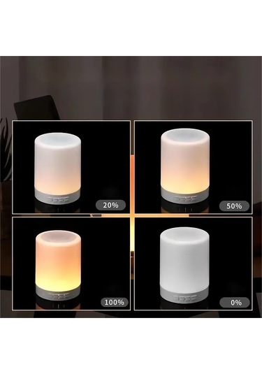 Newface CL-671 Şarjlı Dokunmatik Gece Lambalı Bluetooth 5.0 Hoparlör