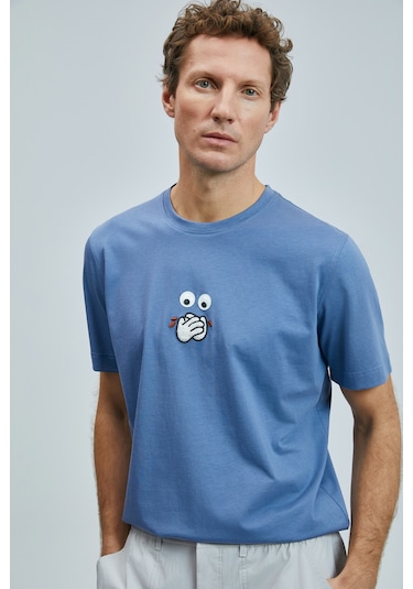 Lufian Zany Modern Grafik T- Shirt Koyu Lila Koyu Lila 111020255100890 Koyu Lila Lufian Zany Modern Grafik T- Shirt Koyu Lila Koyu Lila 111020255100890 Koyu Lila