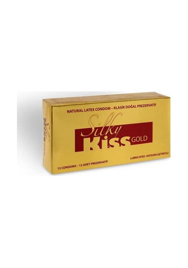 Silky Kiss Gold Kayganlaştırıcılı Prezervatif 12'li