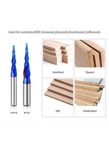 Tegfari Elmas Konik Küre 2x30x75x6 Mm 3d