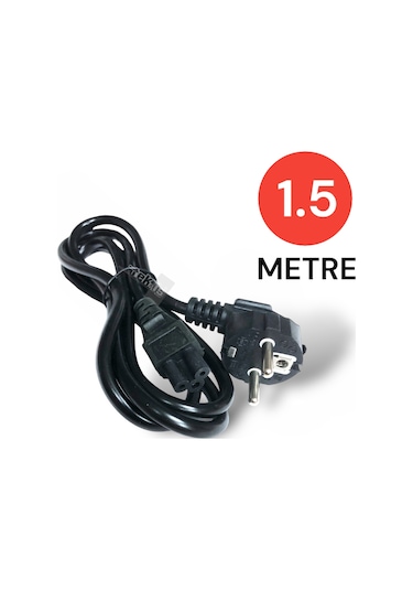 Tek-iş 1.5m 3 Kutuplu Power Kablo Notebook, Monitör Ve Cihazlar İçin