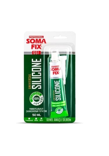 Somafix 50 Ml Siyah Tüp Silikon