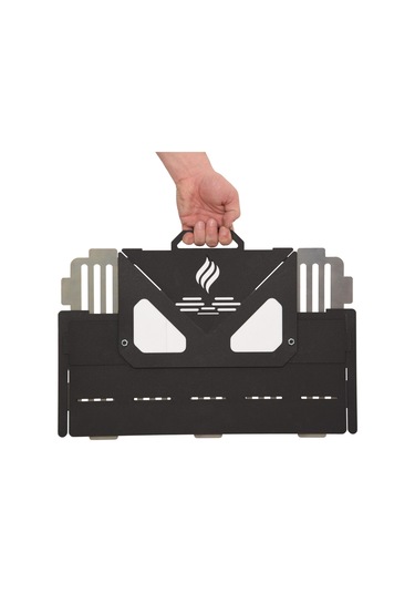 Baygato Smoke Master Grill Mangal (Üçgen Taban) Katlanabilir Ve Taşınabilir 6 Kişilik