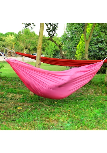 Indirimsmart Bundera Kamp Hamağı Piknik Hamağı Bahçe Balkon Cep Outdoor Hamak