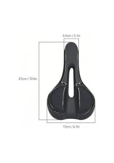 Ximistore9 Bisiklet Selesi: Silikonlu Konforlu Sürüş Koltuğu, Led Arka Işık Özellikli, Geometrik Desenli Silikon Model Çok Renkli