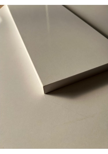 Rafkestir Mat  beyaz Dolap kapağı imalatı 18 mm MDFLAM malzeme ( menteşe delikli )