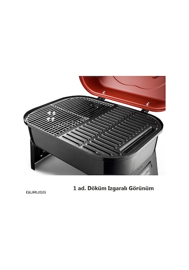 Döküm Izgara-Guruss Go & Grill Uyumlu İkinci Izgara Hariç
