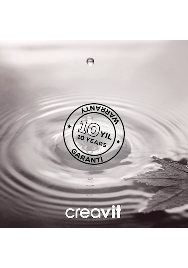 Creavit Arc Parlak Krom Kaplama Kumanda Paneli GP8004.00 Krom