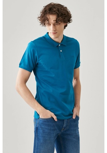 Lee Erkek Lacivert Polo Tişört L211810405 Lacivert