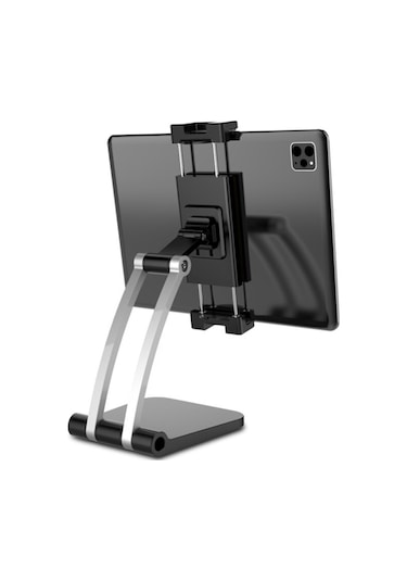 Ally Q010 Ayarlanabilir Masaüstü Tablet ve Telefon Tutucu Stand Siyah