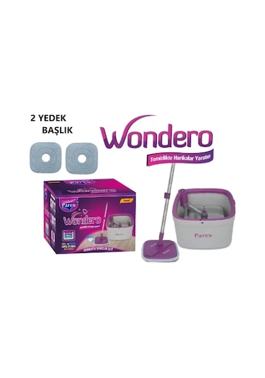Parex Wondero Temizlik Seti + 2 Yedek Başlık