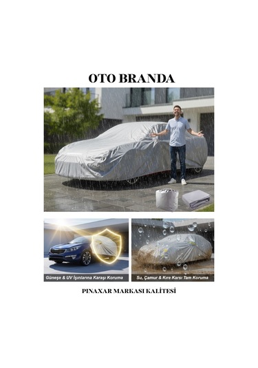 Ultraprotect Premium Oto Branda 360 Elastik Etekli Uv Koruma Su Geçirmez