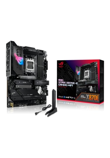 Asus ROG Strix X870E-E Gaming WIFI AMD X870E 8400 MHz (OC) DDR5 Soket AM5 ATX Anakart